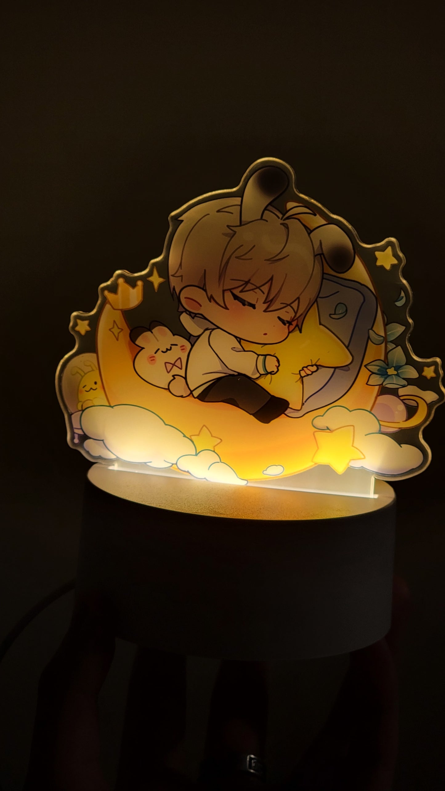 Love and Deep Space All character Q style Night Light