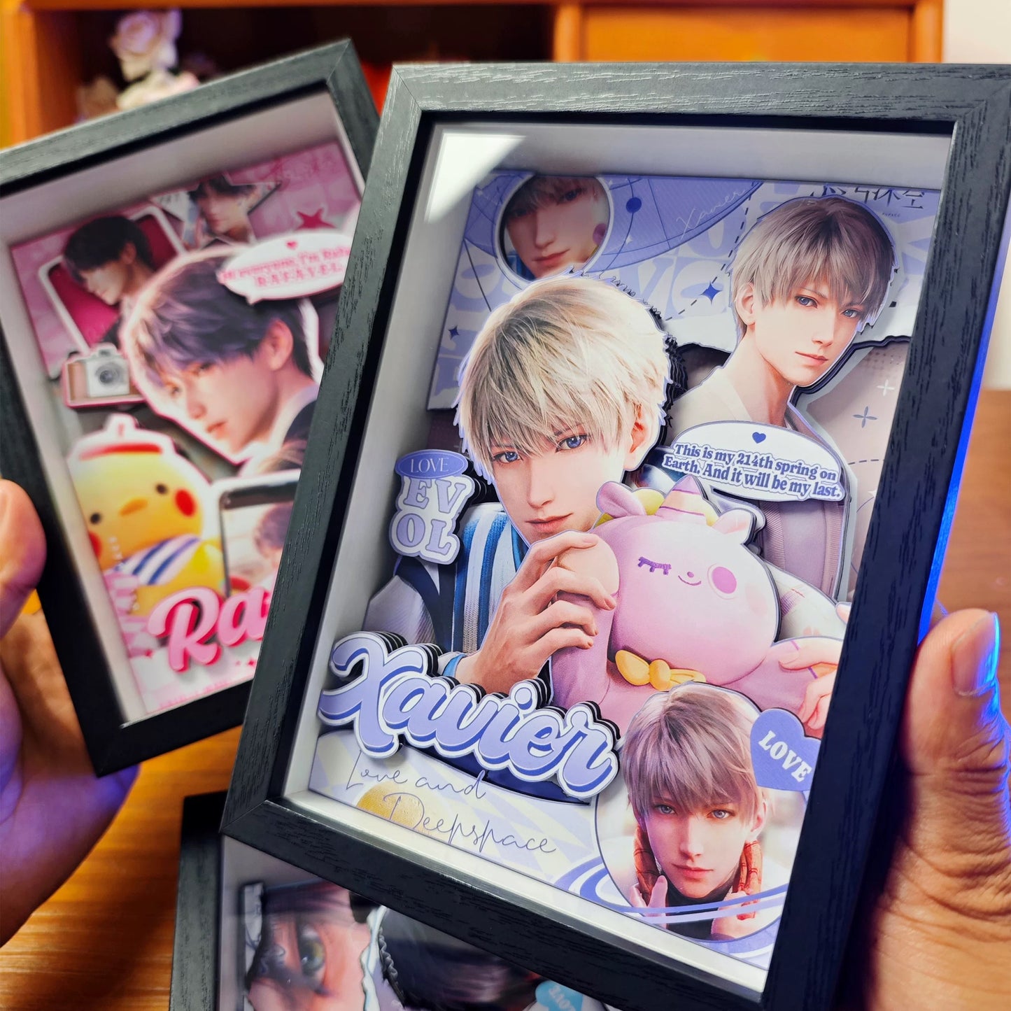 Love and Deep space All Character Sylus Caleb Zayne Xavier Rafayel 3D Paper Decoration