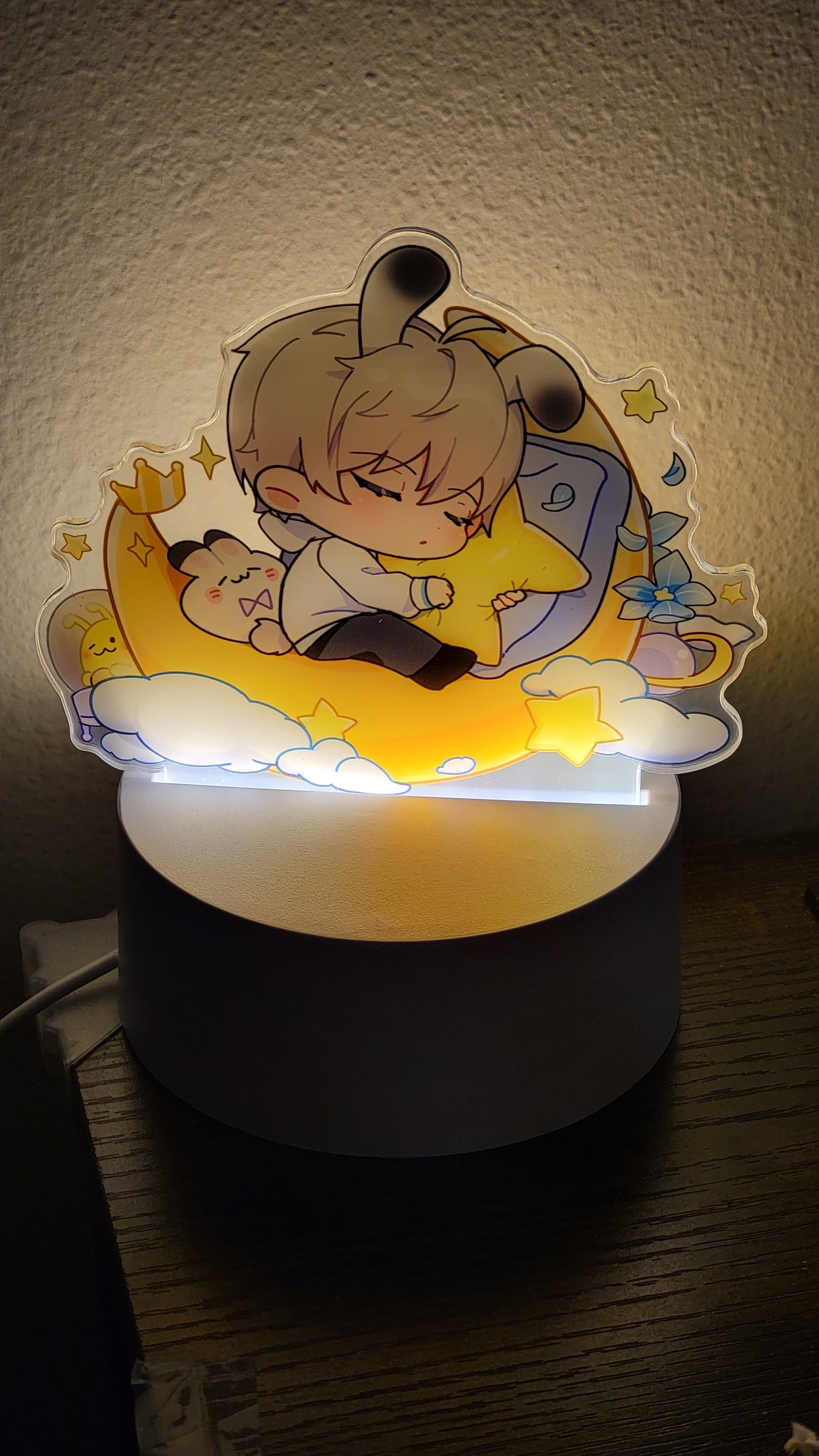 Love and Deep Space All character Q style Night Light