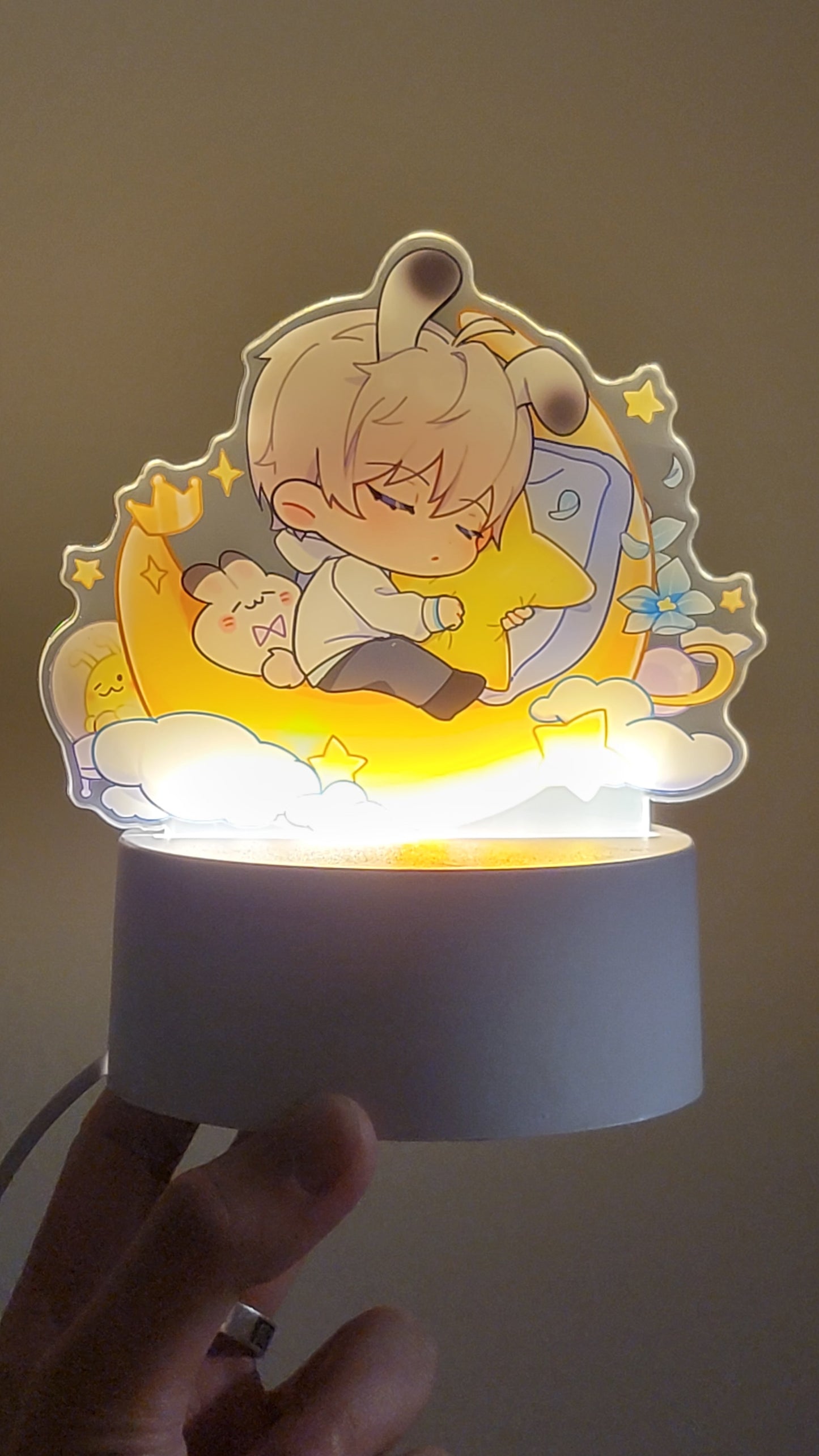 Love and Deep Space All character Q style Night Light