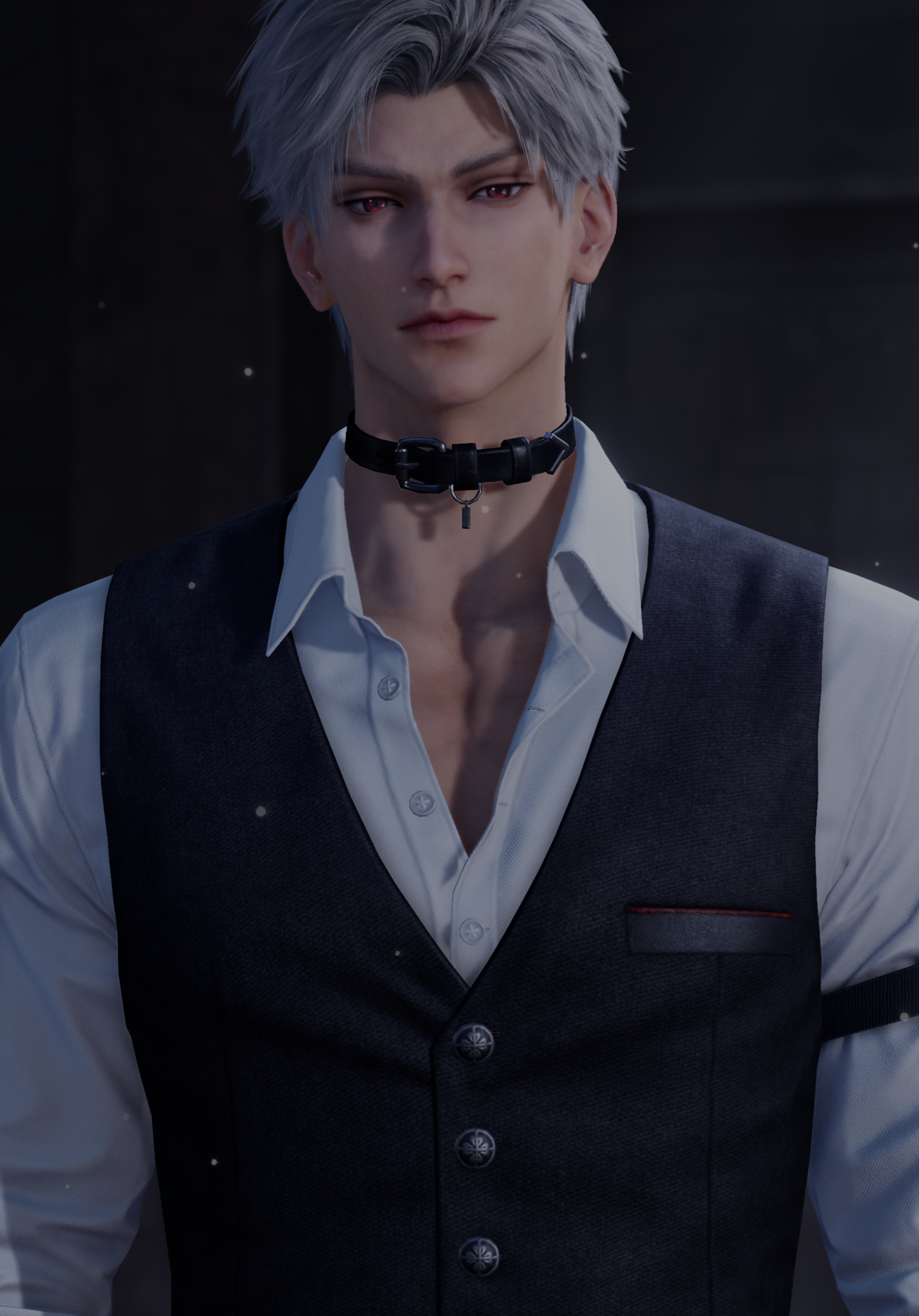 Love and Deep Space the character Sylus's Leather necklace