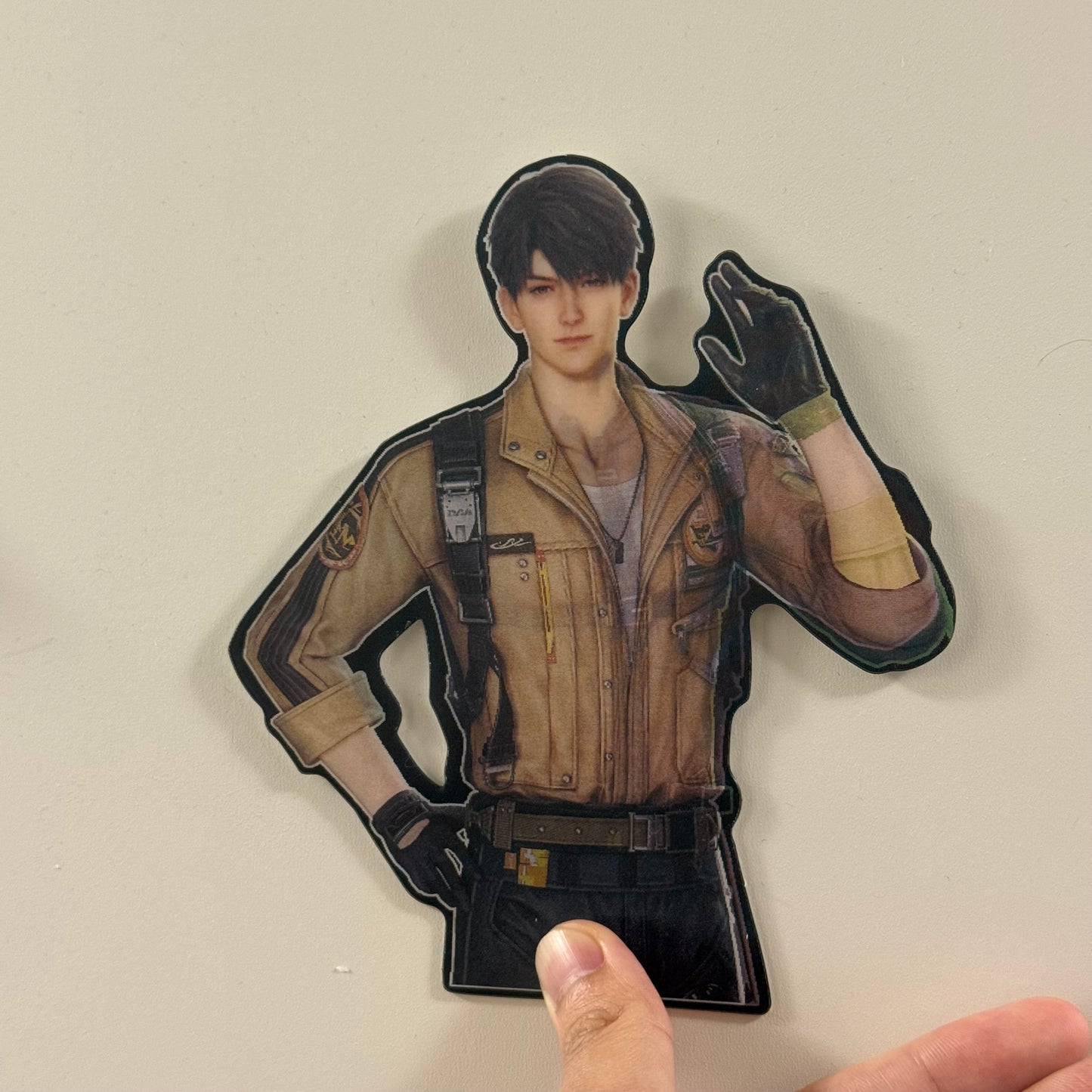 Love and Deep Space Caleb Four Vision Sticker