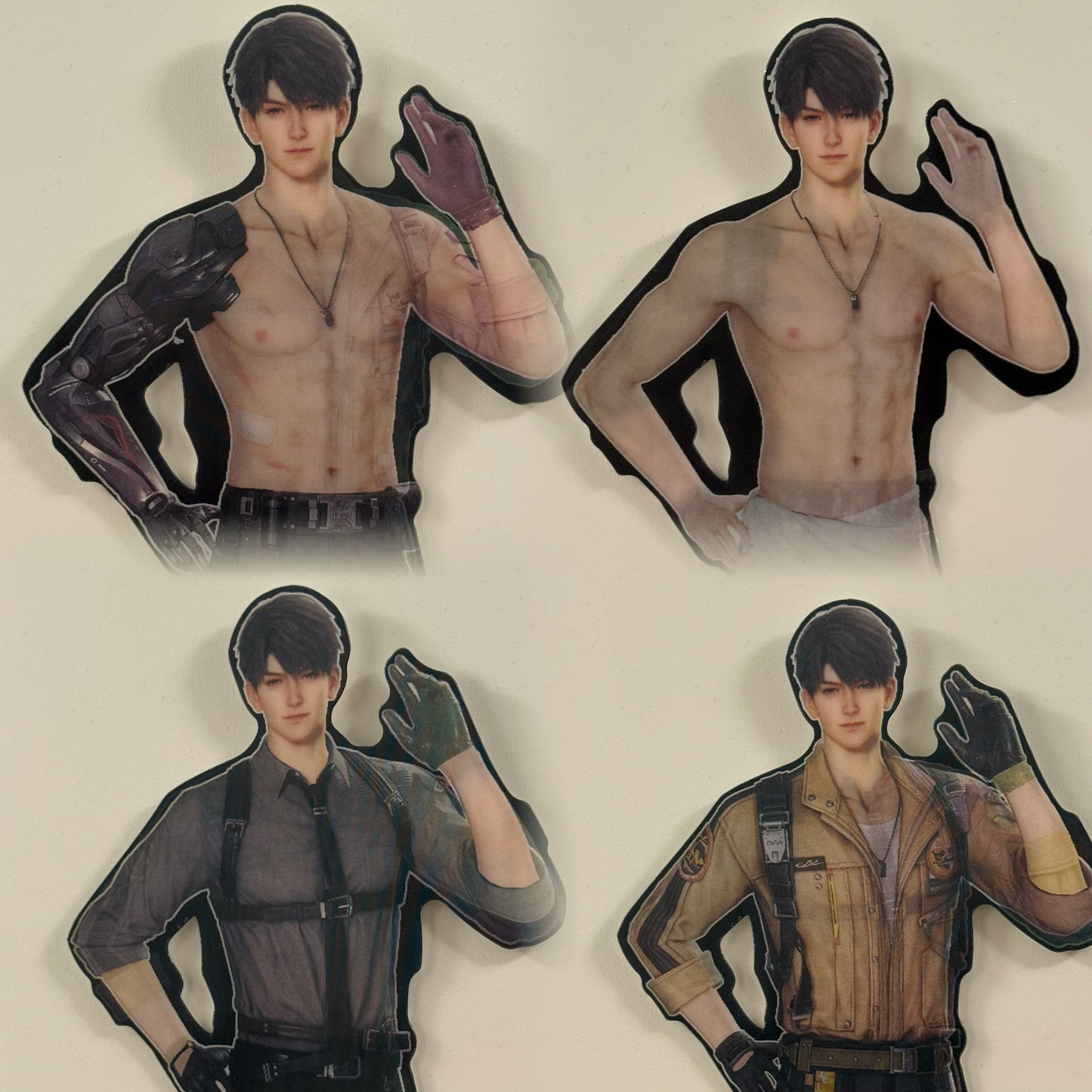 Love and Deep Space Caleb Four Vision Sticker