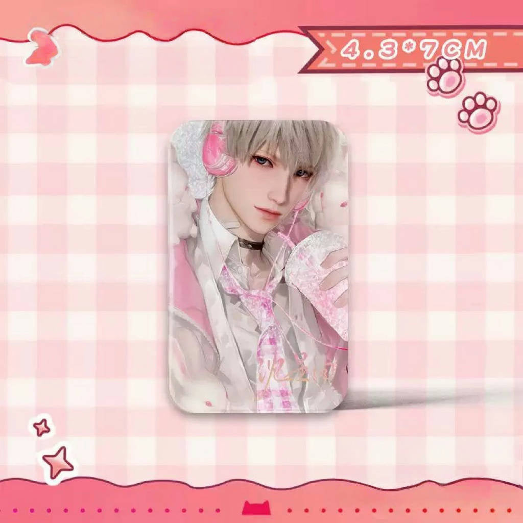 Love  and Deep Space All Character Pink series badge