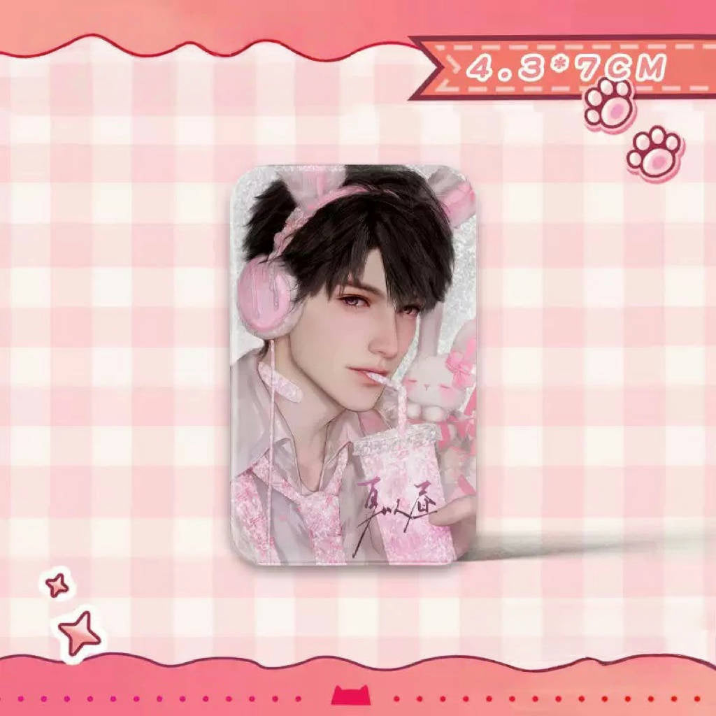 Love  and Deep Space All Character Pink series badge