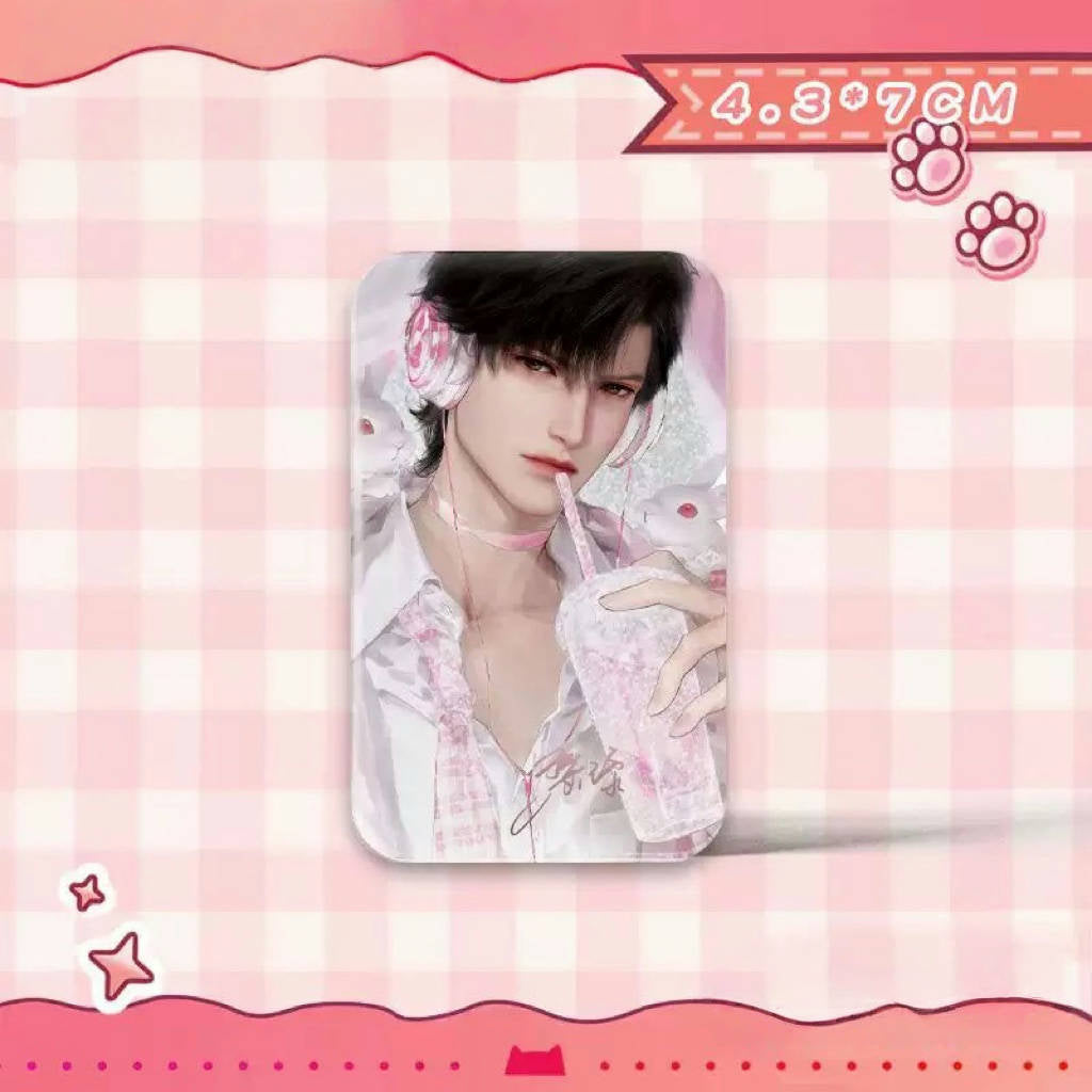 Love  and Deep Space All Character Pink series badge