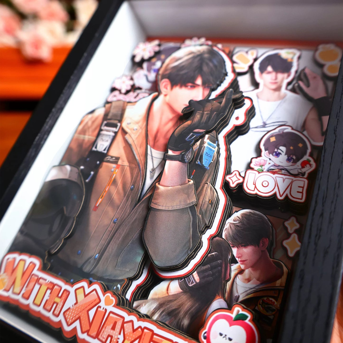 Love and Deep space All Character Sylus Caleb Zayne Xavier Rafayel 3D Paper Decoration