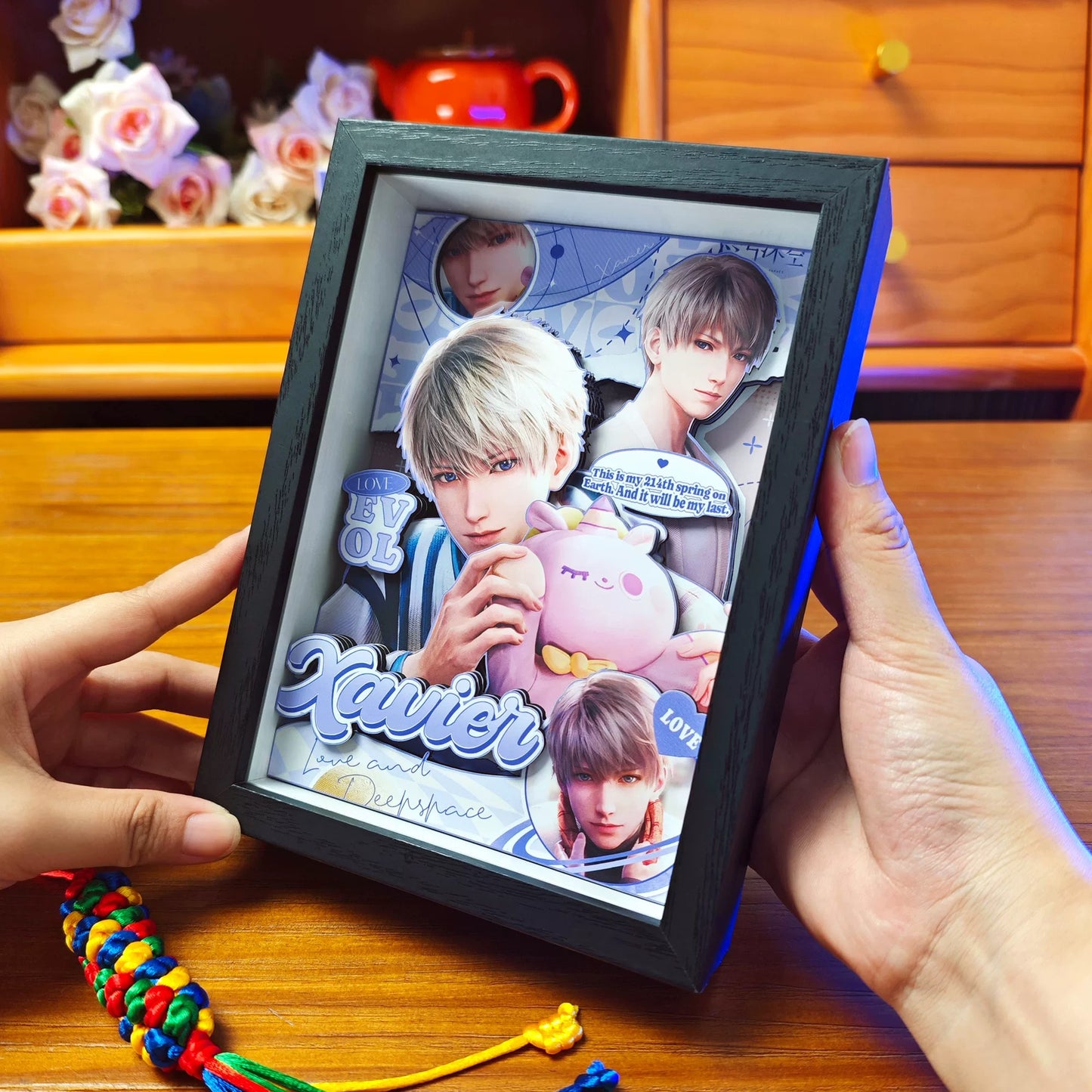 Love and Deep space All Character Sylus Caleb Zayne Xavier Rafayel 3D Paper Decoration