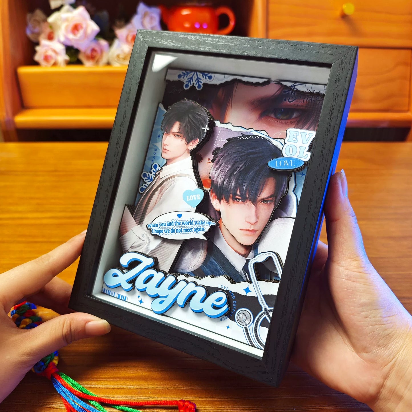 Love and Deep space All Character Sylus Caleb Zayne Xavier Rafayel 3D Paper Decoration