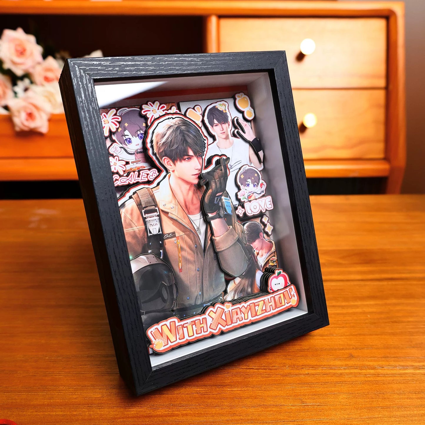 Love and Deep space All Character Sylus Caleb Zayne Xavier Rafayel 3D Paper Decoration